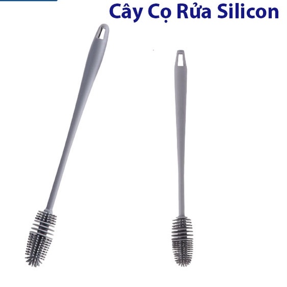 Cây Cọ Rửa Cốc Chén, Chai Lọ Đa Năng Chất Liệu Silicon