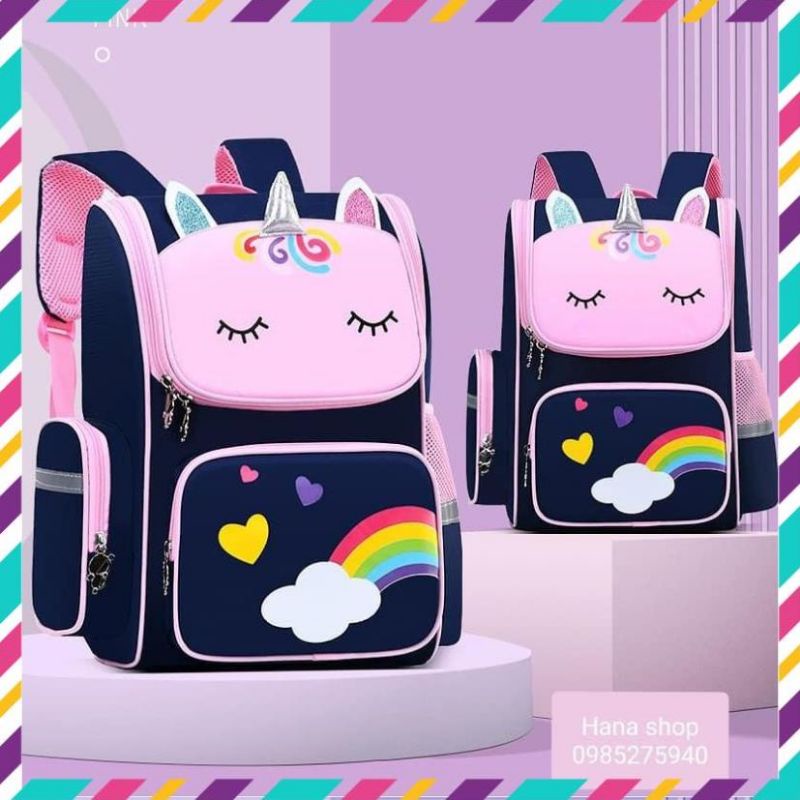 Balo chống gù siêu nhẹ cho học sinh tiểu học lớp 1-5