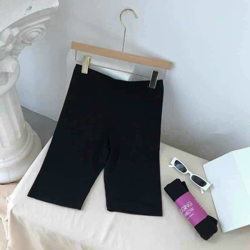 Quần legging ngắn lửng nữ, legging lửng nữ thể thao co dãn 4 chiều