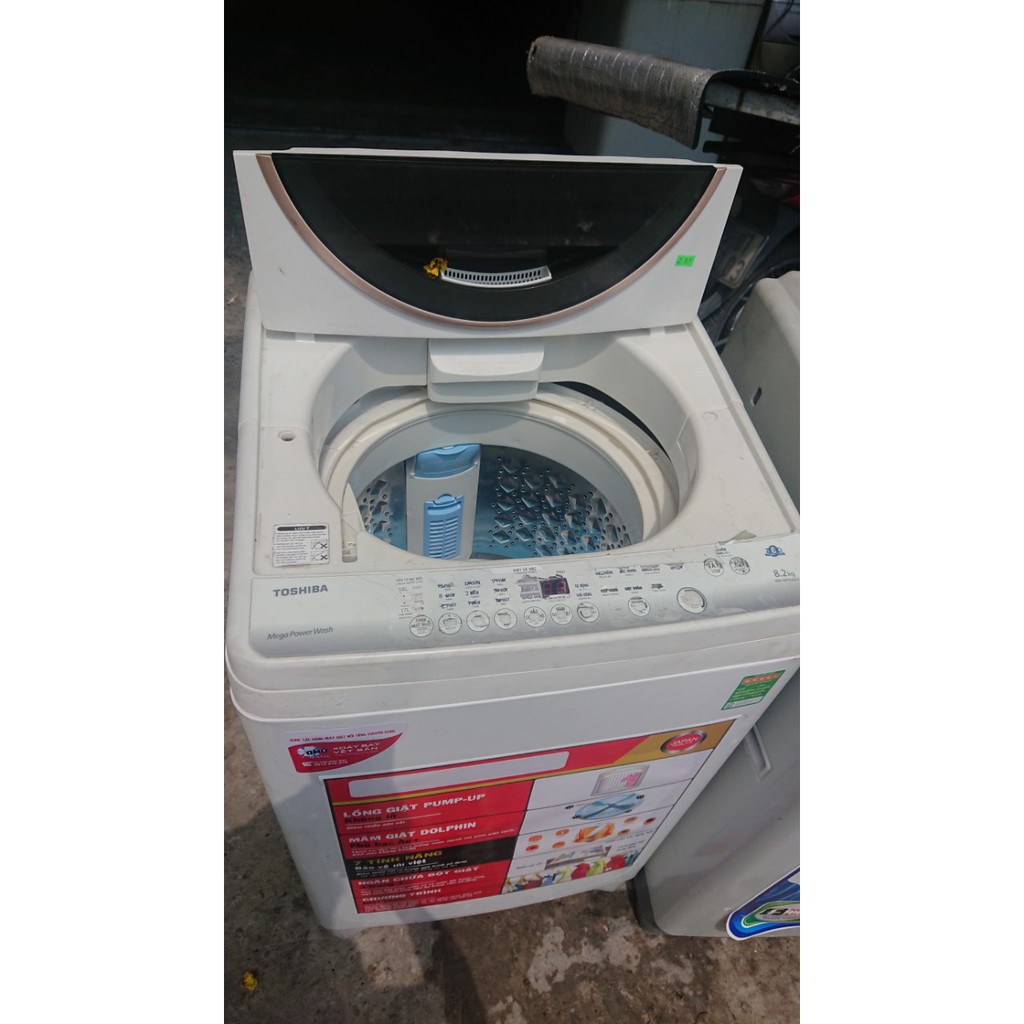 máy giặt toshiba 8,2kg cực đẹp gaiwtj vắt cực bền