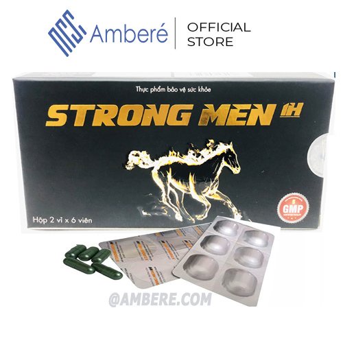 Viên uống VigoOneXL STRONG MEN 1H Hỗ trợ ngừa yếu sinh lý xuất tinh sớm rối loạn cương dương hộp 12 viên