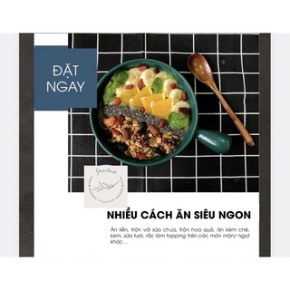 [SIÊU NGON-HOMEMADE] GRANOLA NGŨ CỐC ĂN KIÊNG SẠCH