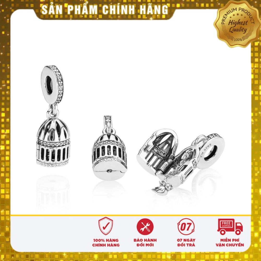 Charm bạc Pan chuẩn bạc S925 ALE Cao Cấp - Charm Bạc S925 ALE thích hợp để mix cho vòng bạc Pan - Mã sản phẩm DNJ028