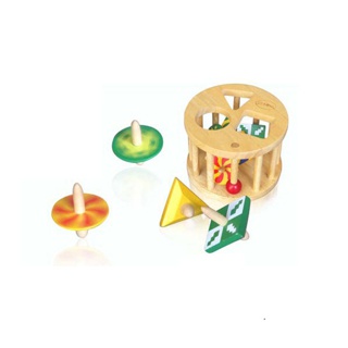 Đồ chơi gỗ - Lồng tròn 6 con vụ chính hãng Winwintoys 61022