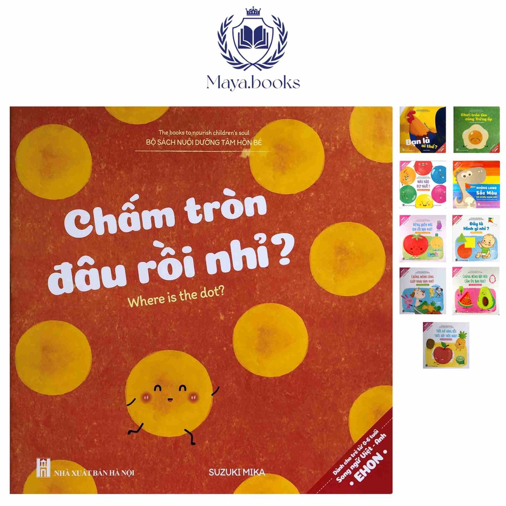 Sách - Ehon song ngữ bộ 10 cuốn nuôi dưỡng tâm hồn cho bé