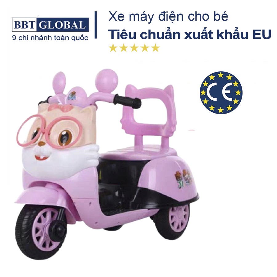 Xe máy điện trẻ em mèo con BBT Global BBT-669