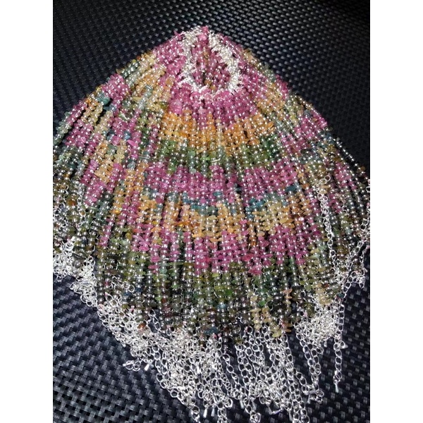 Vòng tay đá tourmaline vụn HANMYNGHE