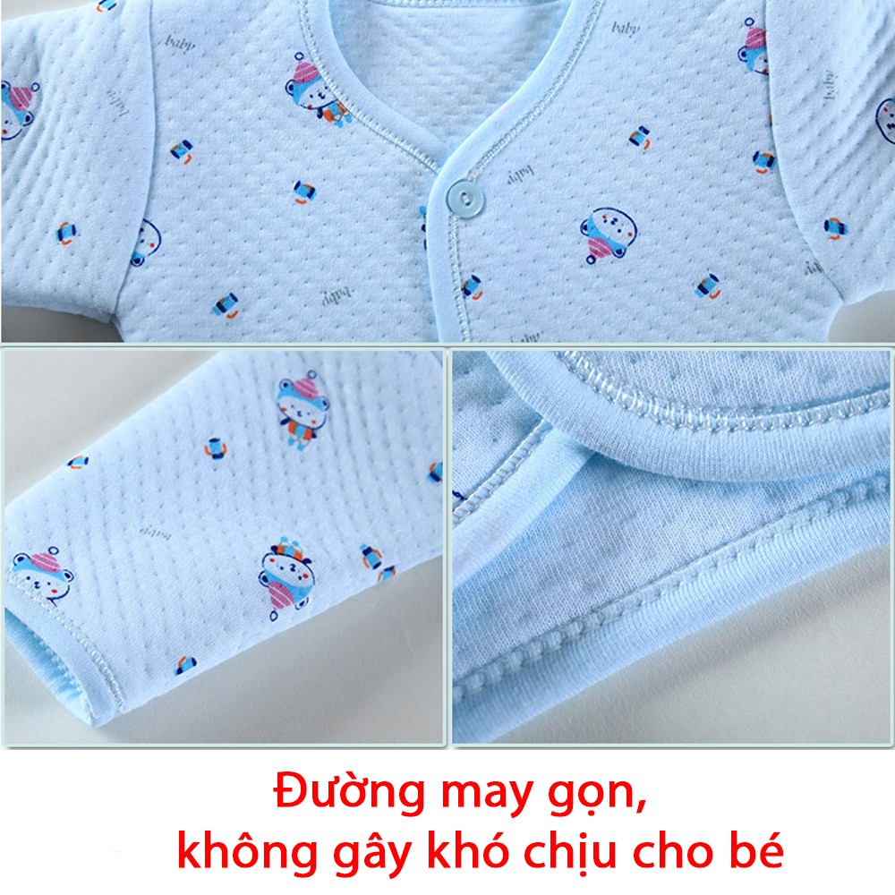 Combo 5 món đồ cho bé sơ sinh 0-3 tháng, hàng Quảng Châu cao cấp _ SET01