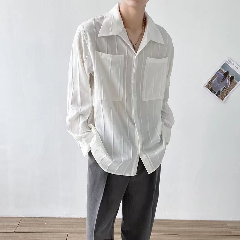 Áo Sơ Mi Nam Dài Tay Màu Sắc Thanh Lịch