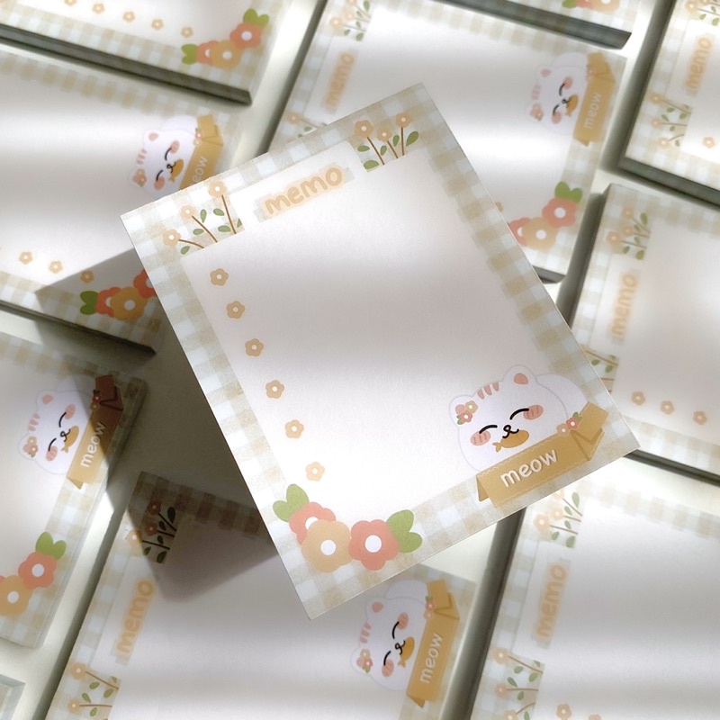 Memopad mèo mập
