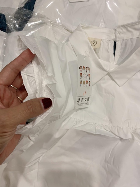 Set áo sơmi trắng