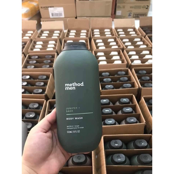 Sữa Tắm Dành Cho Nam Method Men Body Wash 532ml, Hàng Chuẩn úc đi air, Sữa Tắm organic Method Body Wash