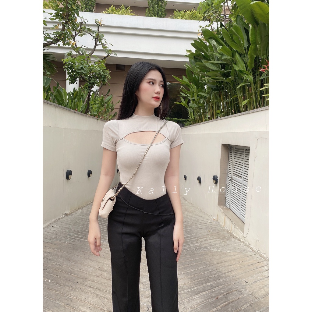 Quần nữ lệch eo