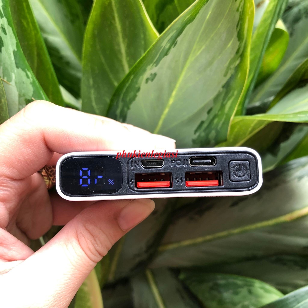 Pin SDP 10000MAH 22.5w Cổng PD Sendem PH03 hỗ trợ sạc nhanh nhiều chuẩn