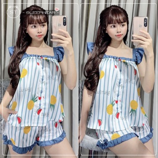Đồ bộ lụa satin Cánh tiên siêu xinh