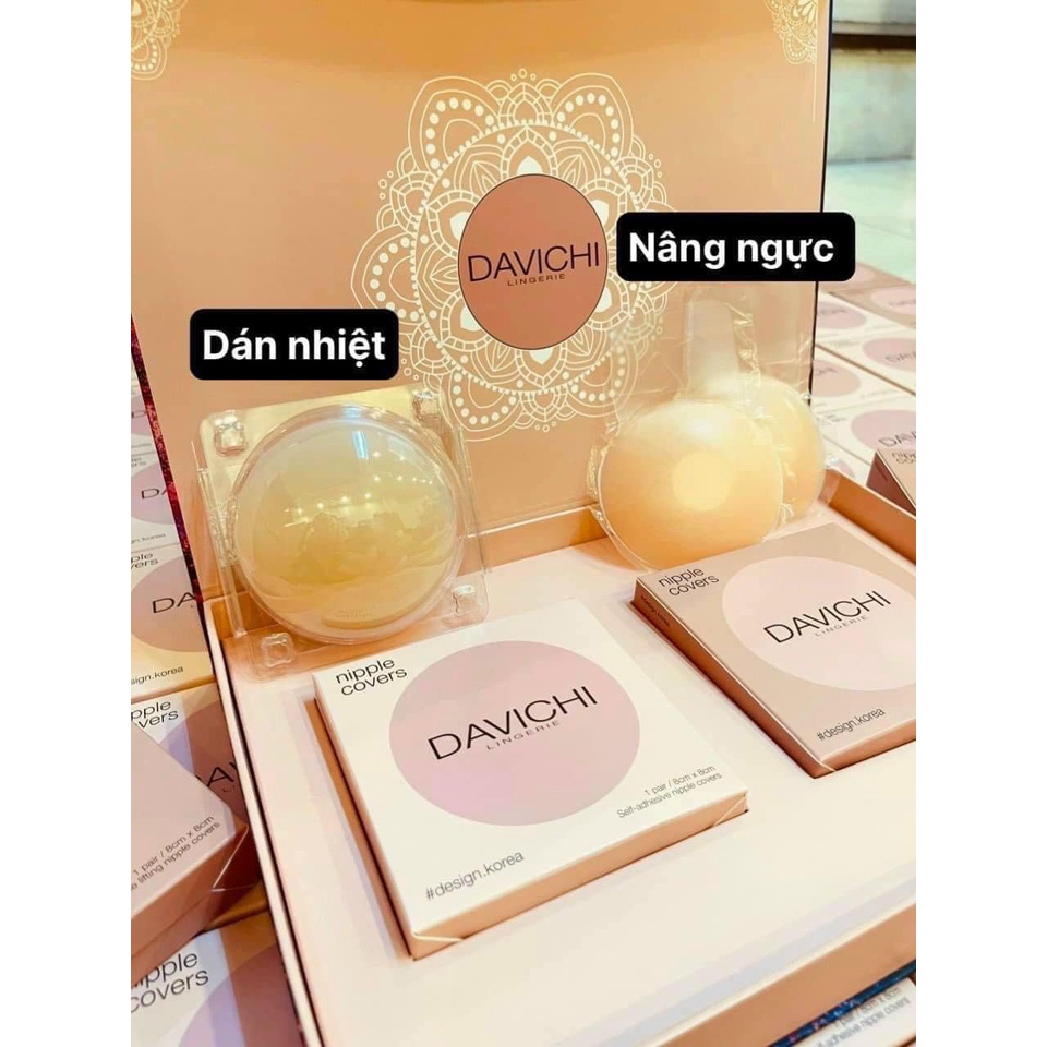 Miếng Dán Ngực Silicon DAVICHI Nâng Ngưc Cao Cấp, Siêu Mỏng, Ôm Khít