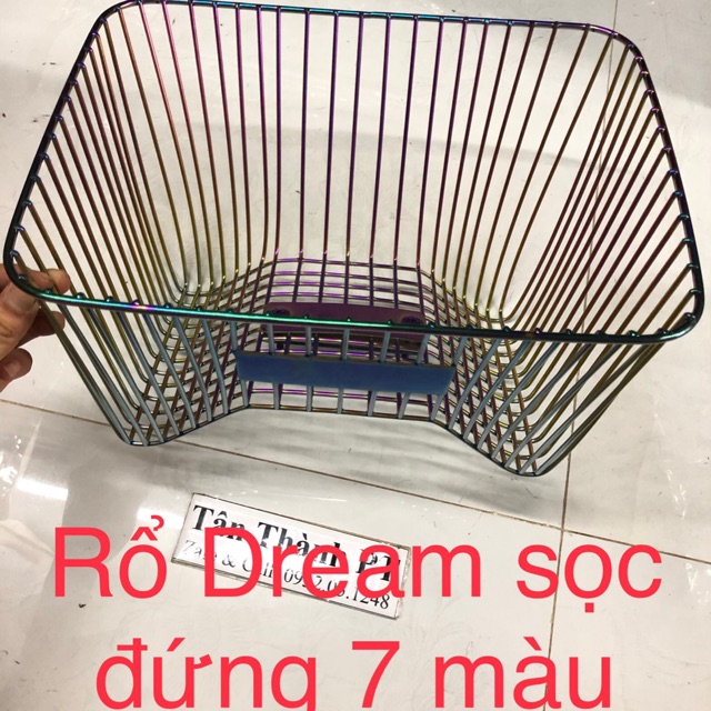 Rổ Dream Sọc đứng xanh titan/7 màu