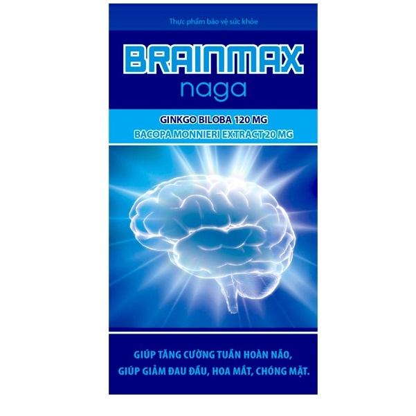 BRAINMAX NAGA SUPER – Giúp giảm các biểu hiện của suy giảm tuần hoàn não, giúp máu lưu thông