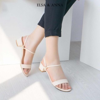 Giày sandal nữ cao gót 3cm AELLA200 gót vuông đính khuyên trang trí - Giày dép nữ thời trang 2020