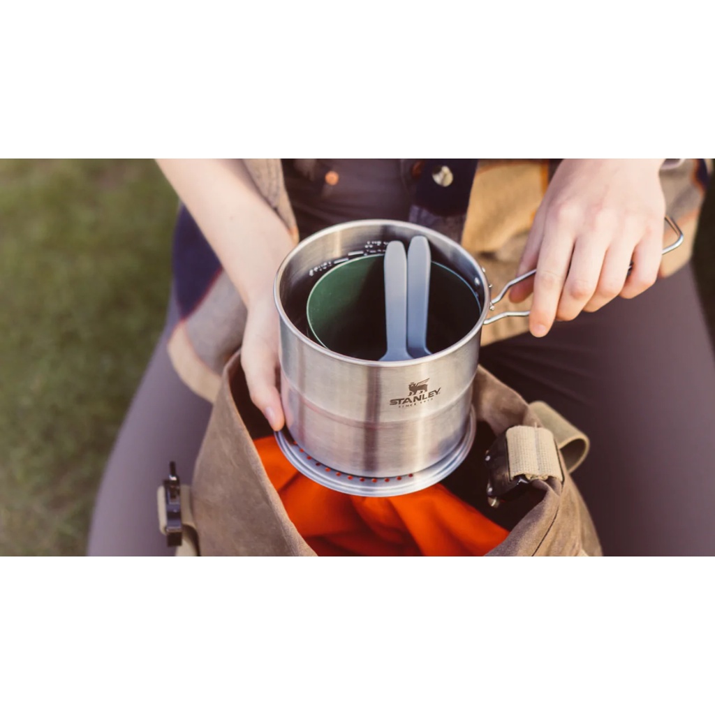 Bộ nồi inox Stanley dã ngoại cho 2 người - 1lit