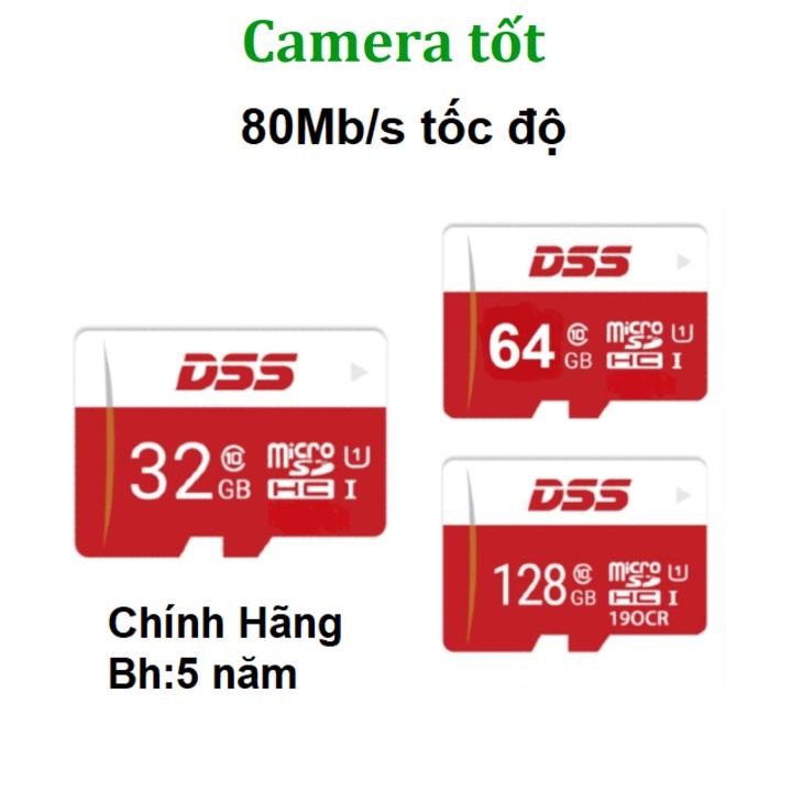 Thẻ nhớ 32GB 64GB 128GB DSS Class 10 Micro SD- Chính hãng bảo hành 5 năm