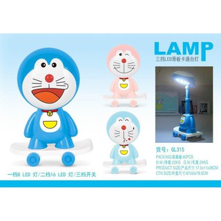 Đèn học chống cận cute doreamon trượt ván mã GL315