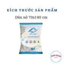Khăn tắm viên nén du lịch (70x140cm) dùng một lần, Khăn tắm cotton tiện lợi