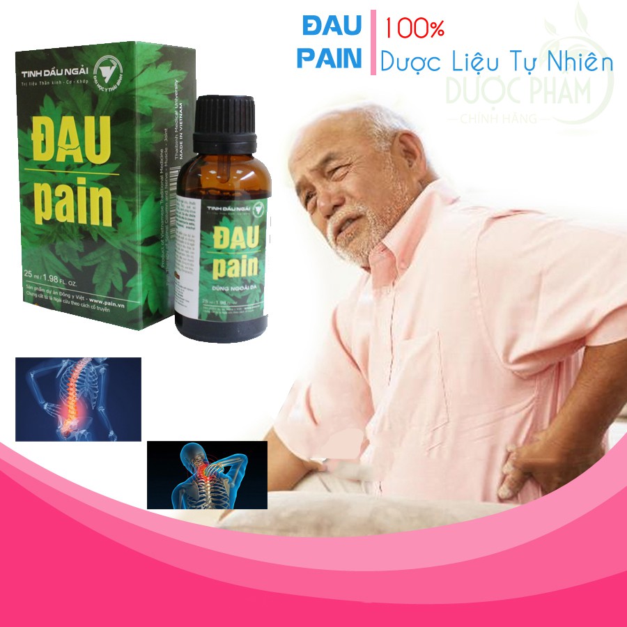 Tinh dầu ngải cứu Đau Pain Đại Học Y ( lọ 30ml)