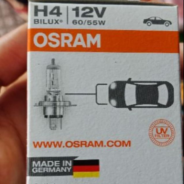 Bóng đèn Osram 12v H4 60/55w chính hãng 100% 🇩🇪 xe máy, ô tô.0