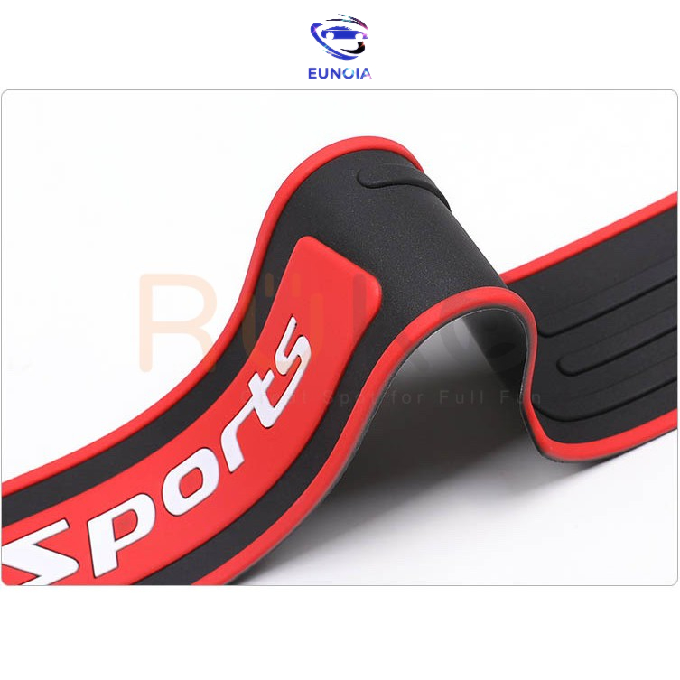 Nẹp chống trầy cốp cao su chữ SPORT dùng chung cho mọi loại xe - 1 tấm.