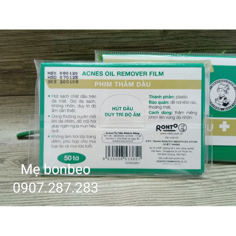 Acnes- Fiml phim thấm dầu 50 tờ