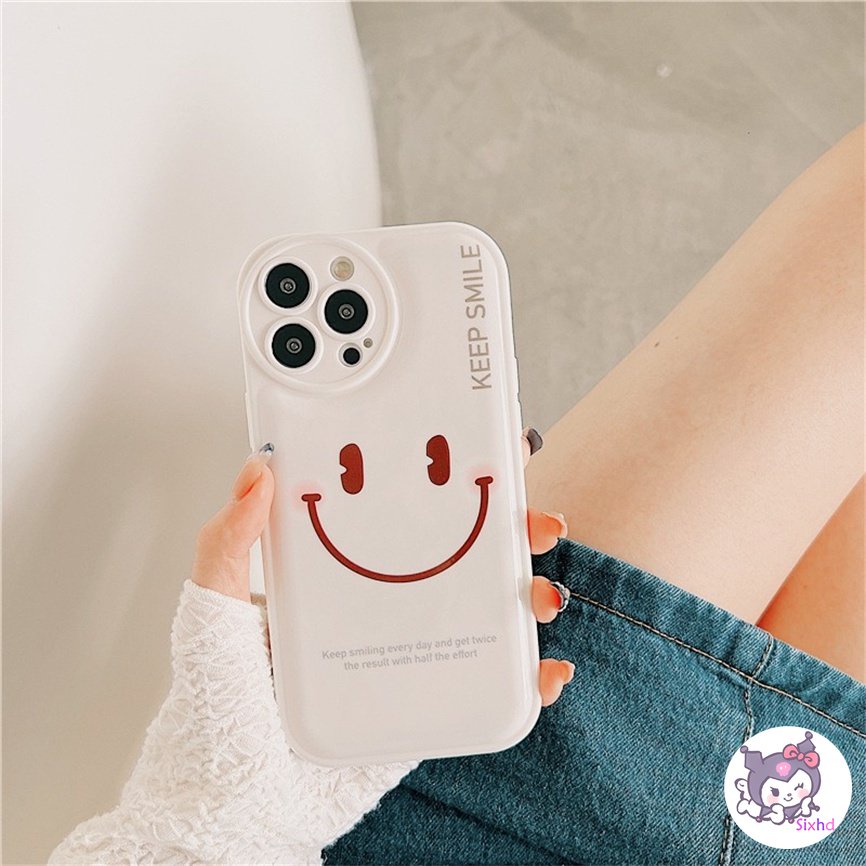 Compatible With Samsung A04s A03s A12 A13 A14 A22 A23 A33 A53 A04 A04e A32 A34 A50 A50s A30s A21s A31 A11 M11 A03s A02s A51 A52 A54 A71 A72 A73 M23 S22Ultra S20FE sixhd Ốp Điện Thoại TPU Mềm Đệm Khí Chống Sốc In Hình Mặt Cười Cho