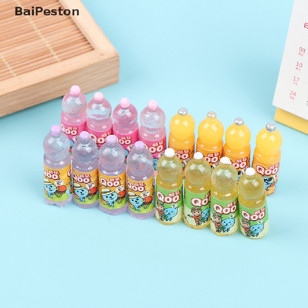 Set 4 Bình Nước Cam Mini Tỉ Lệ 1: 12 Trang Trí Nhà Búp Bê ♨Nóng Bỏng