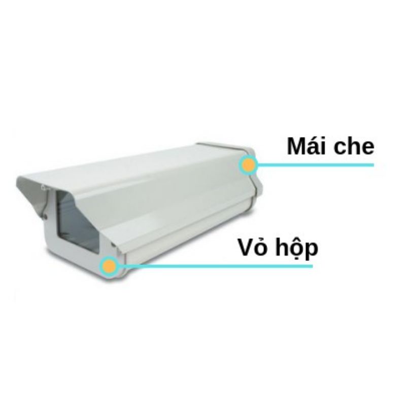 Vỏ hộp che camera và chân đế lắp ngoài trời loại to mẫu mới - Lắp Công Trình