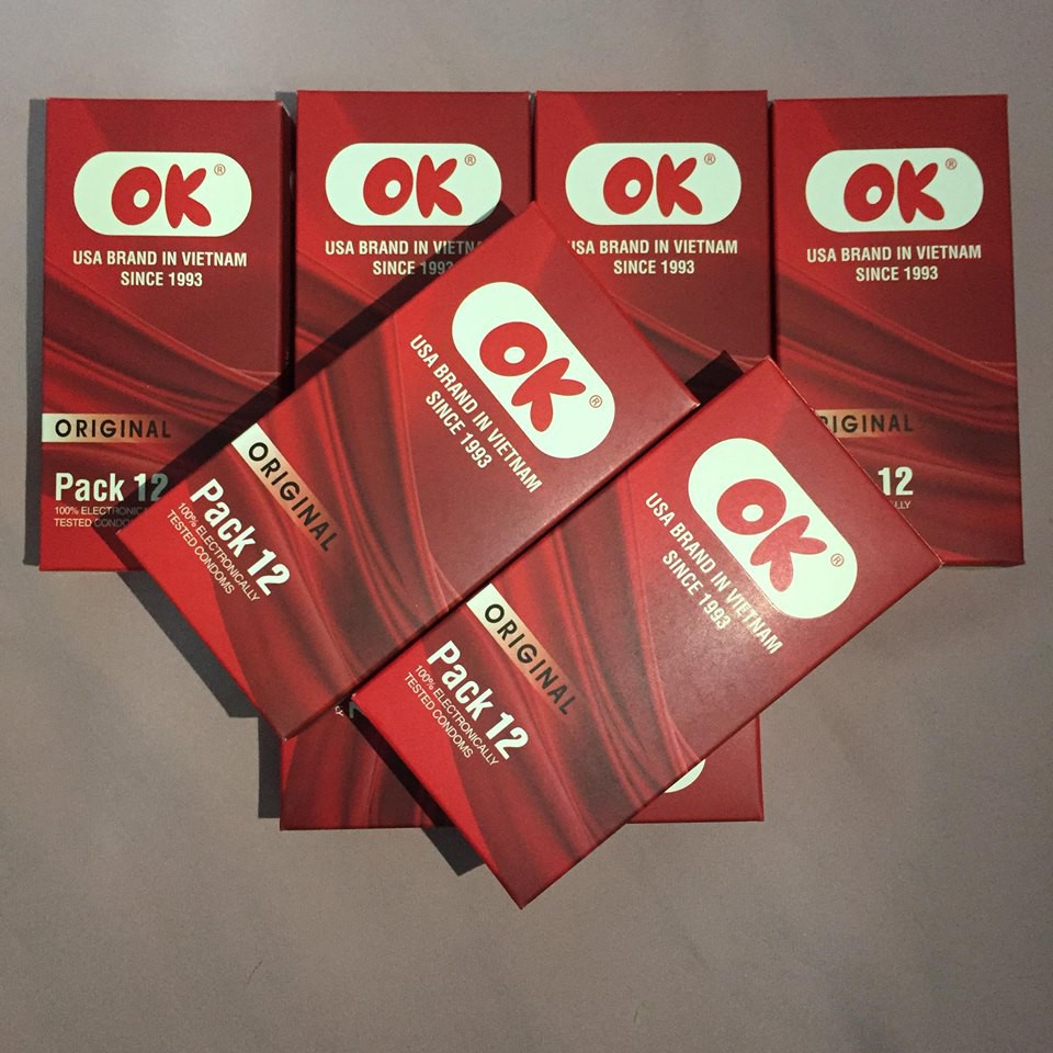 Hộp Bao Cao Su Ok 12 cái - Hàng Việt Nam Chất Lượng Cao