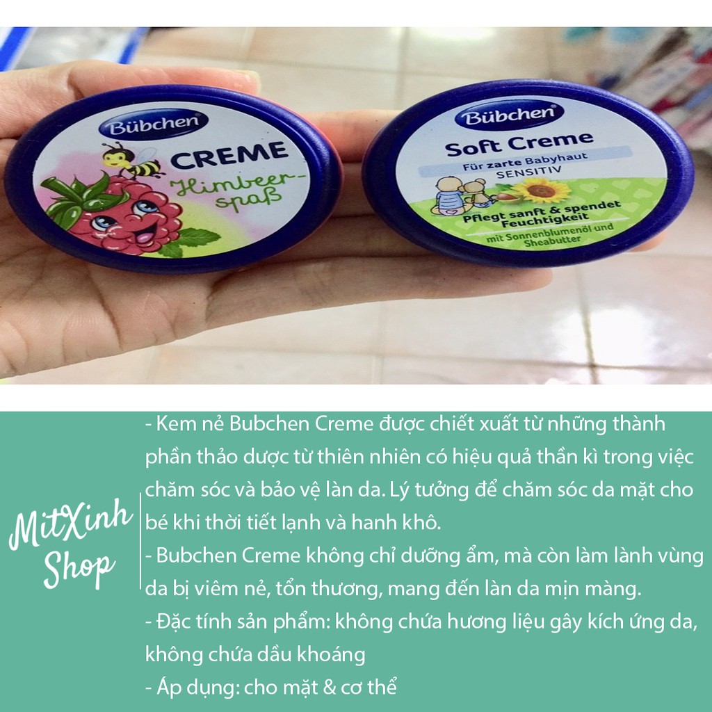 Kem nẻ Bubchen Baby Creme - Bubchen