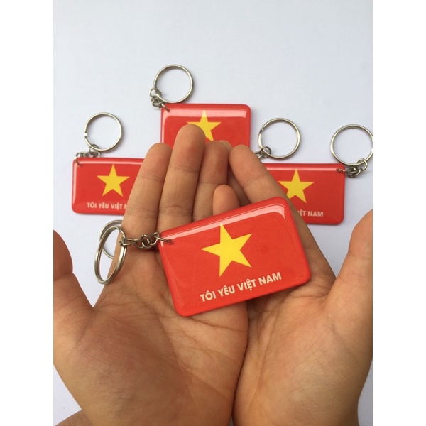 Móc khoá cờ Việt Nam, Móc khoá cờ đỏ sao vàng Việt Nam cao cấp