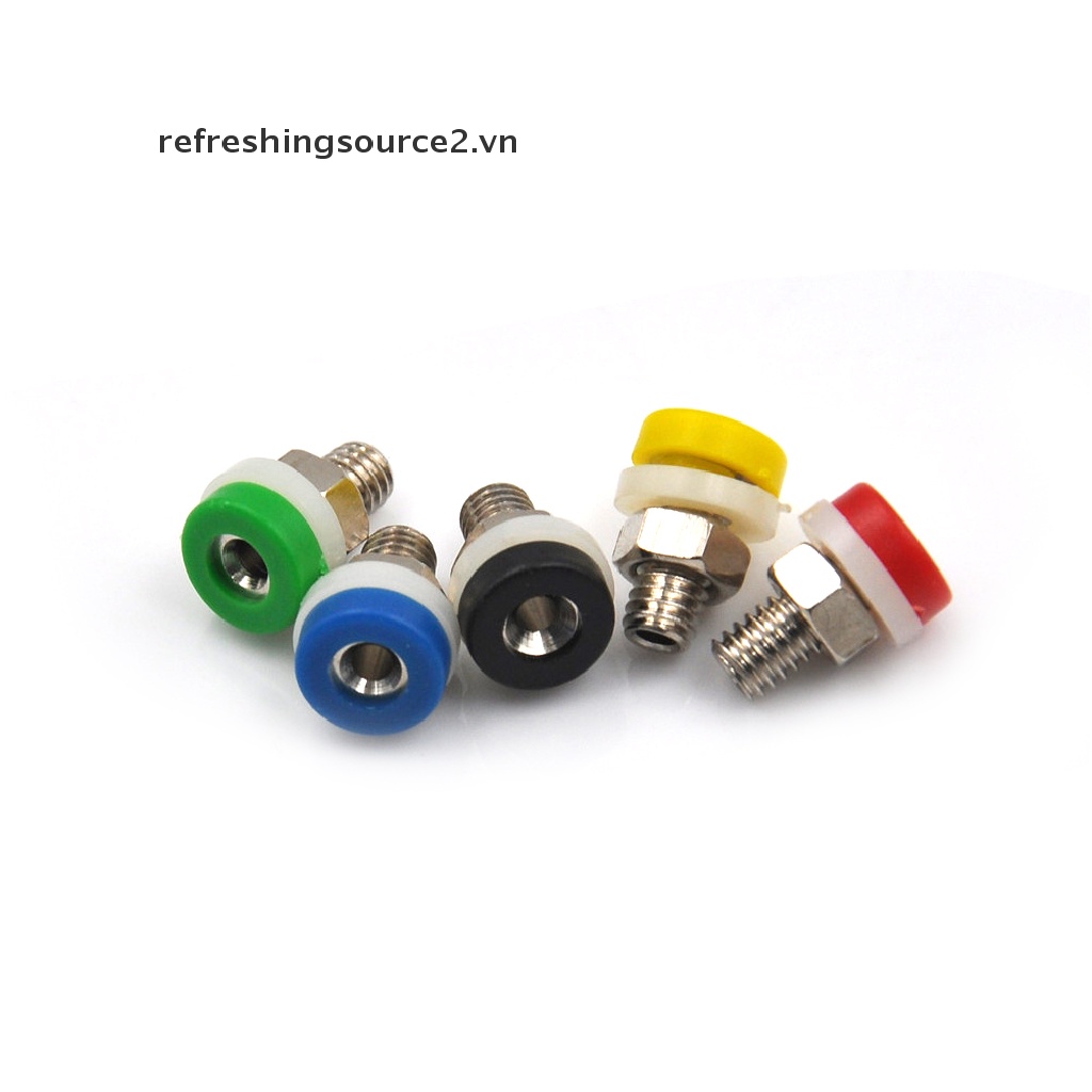 Bộ 10 Jack Chuối 2mm Bằng Đồng Thau Chuyên Dụng Cho Âm Thanh Ref2
