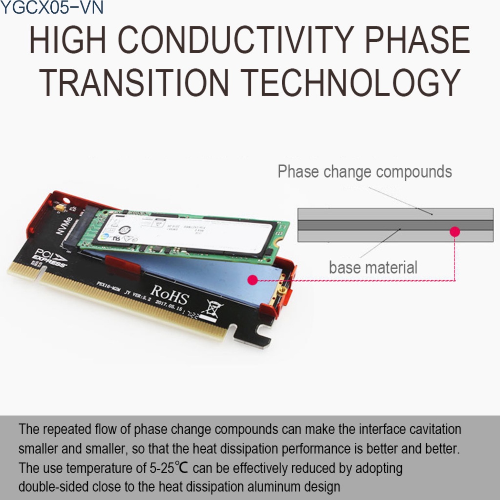 Adapter Chuyển Đổi Pcie M2 Ssd Nvme Sang Pcie Ssd 2280 Ngff M.2 Pci-E X16 | BigBuy360 - bigbuy360.vn