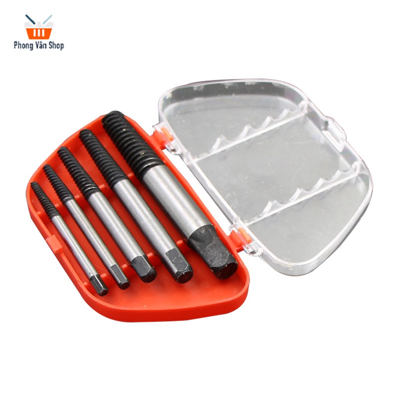 Bộ mở ốc vít gãy toét đầu - 5 mũi