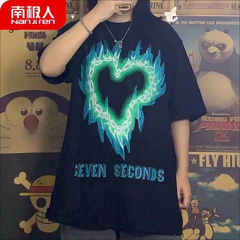Áo Thun Tay Lỡ 100% Cotton Nam Nữ Unisex