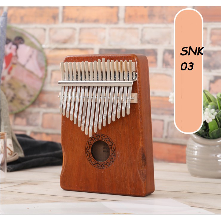 [BST SNK] Đàn kalimba 17 phím gỗ Gụ Mahogany SNK-250590