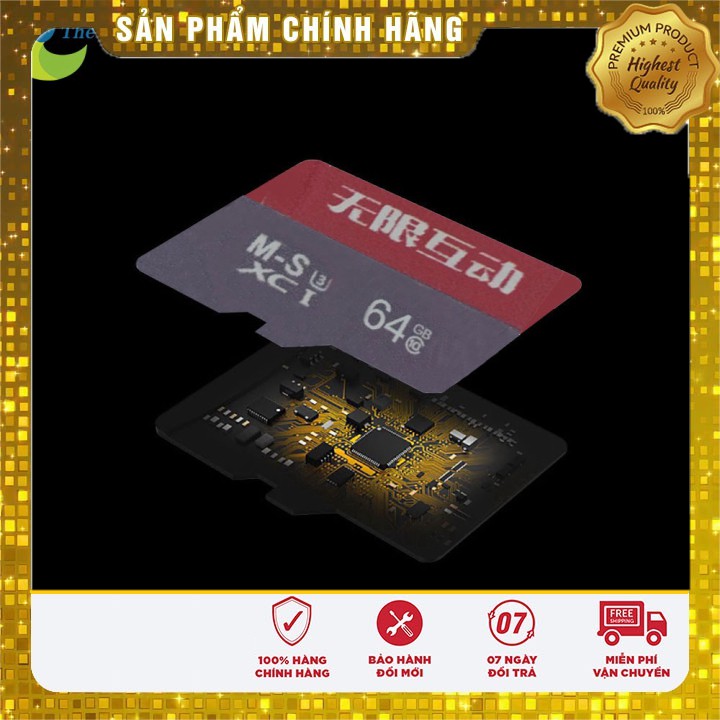 [Sale] Thẻ nhớ Memory Card 64GB U3 Class 10 - Bảo hành 5 Năm - Shop Thế Giới Điện Máy .