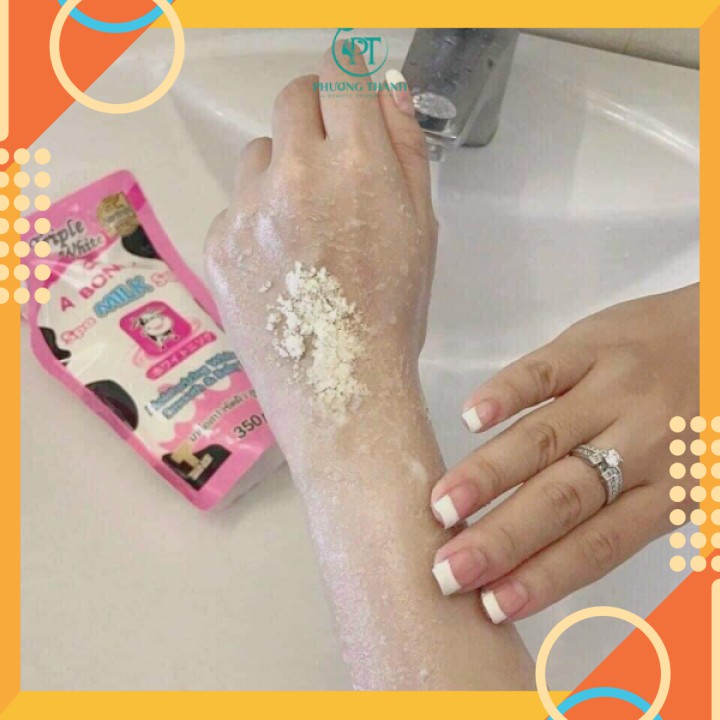 Muối bò tắm tẩy tế bào chết body abone Thái Lan hương sữa tươi (350g) | BigBuy360 - bigbuy360.vn