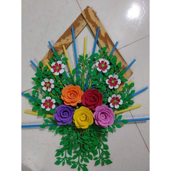 COMBO 10 HOA HỒNG XỐP 6CM