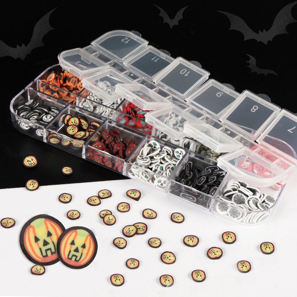 Miếng Dán Trang Trí Móng Tay Họa Tiết Hoạt Hình Phong Cách Halloween Độc Đáo DIY