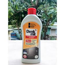 Dung dịch vệ sinh bếp DENKMIT 3in1, mẫu mới chai màu xám, dung tích 300ml