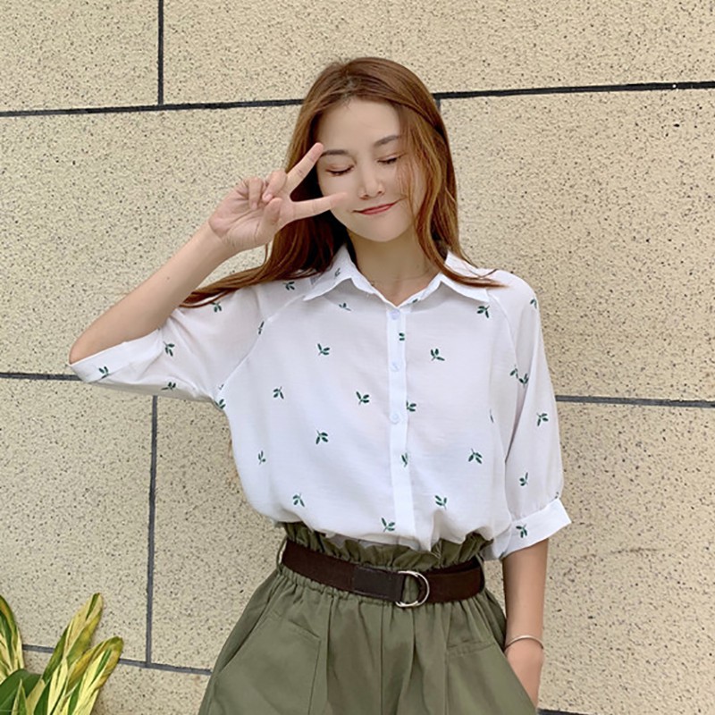 Women Loose Single-breasted Long Sleeve Lapel Blouse | BigBuy360 - bigbuy360.vn