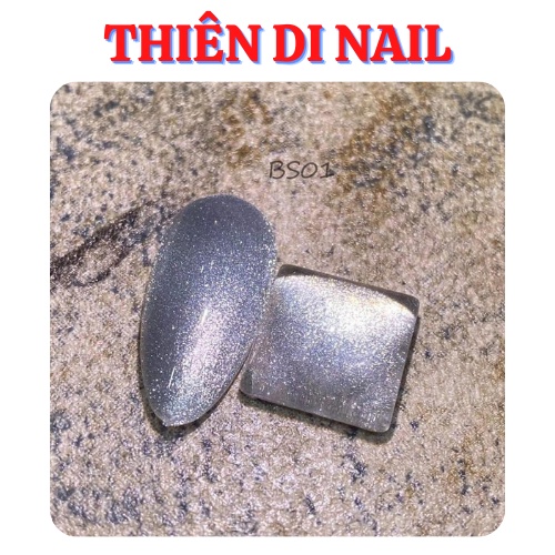 Mắt mèo Kim cương 9D - màu bạc Thiên Di Nail