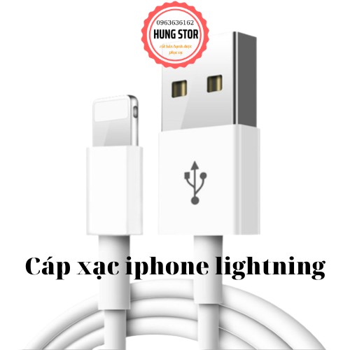 Dây cáp xạc nhanh, Cáp xạc tiêu chuẩn Apple lightning sử dụng cho iphone, ipad, ipod, mac book